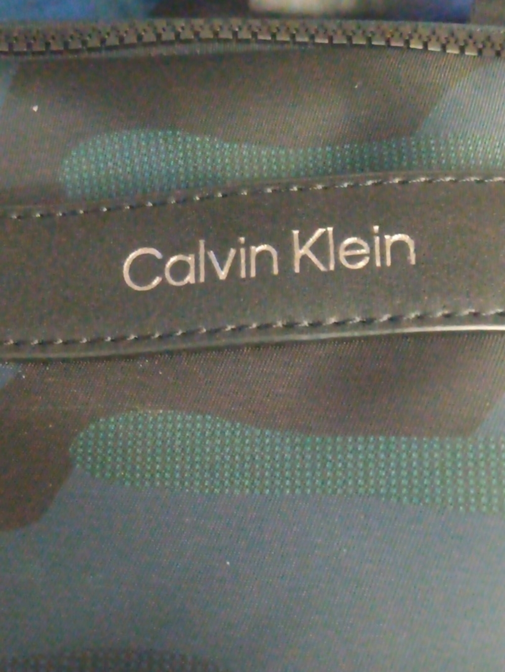 Calvin Klein Back Pack With Detachable Crossbody In Dark Bllue Green And Black - Picture 4 of 4